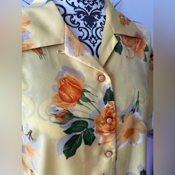 Floral simple retro blouse - Picture 3 of 11